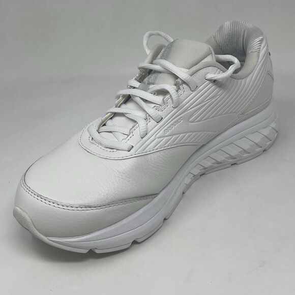 Brooks Addiction Walker 2 Mens 8 4E Extra Wide White Leather Walking Sneakers - Picture 7 of 16